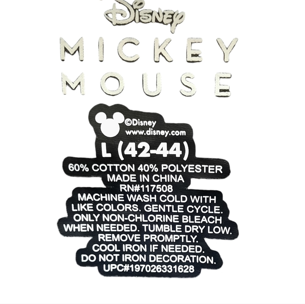 Disney Mickey Mouse Robot Black T-Shirt Unisex - Picture 8 of 8